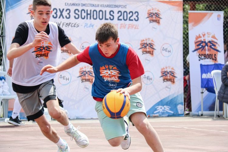 3×3 Schools powered by ΔΕΗ  | 2.500 μαθητές από 120 σχολεία σε όλη την Ελλάδα έπαιξαν 3×3