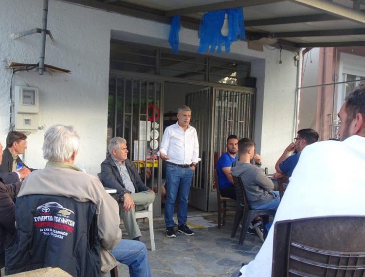 Στη Σκοπιά Φαρσάλων ο Περιφερειάρχης Θεσσαλίας Κώστας Αγοραστός