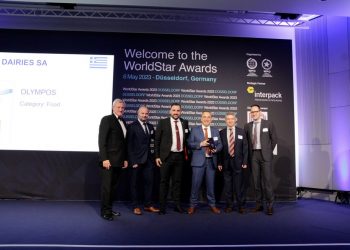 Το διεθνές βραβείο συσκευασίας WorldStar κατέκτησε η ΟΛΥΜΠΟΣ