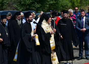 Σε κλίμα συγκίνησης το Πατριαρχικό Τρισάγιο στα Τέμπη