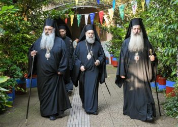 Ο Θεσσαλιώτιδος Τιμόθεος στην Πανηγυρίζουσα Ιερά Μονή Ξυνιάδος