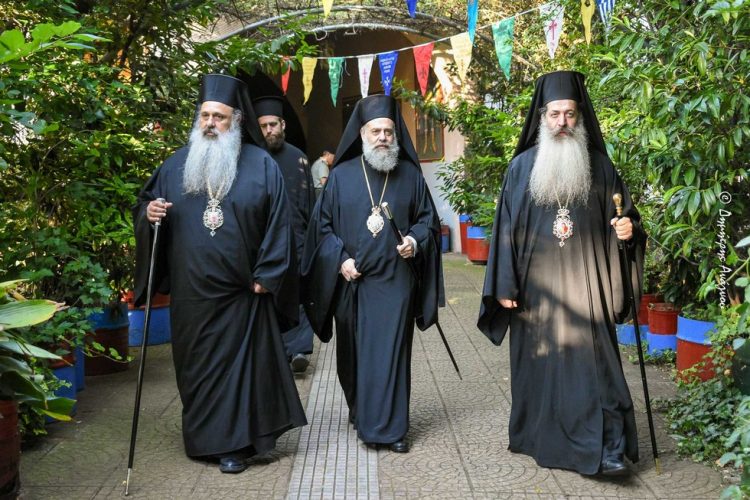 Ο Θεσσαλιώτιδος Τιμόθεος στην Πανηγυρίζουσα Ιερά Μονή Ξυνιάδος