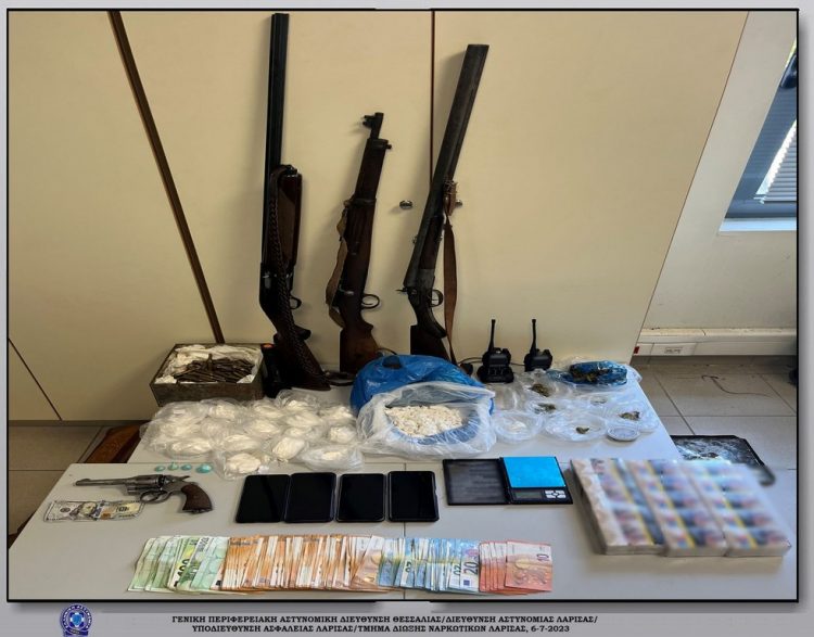 Εξακριβώθηκε η δράση εγκληματικής ομάδας που διακινούσε κοκαΐνη στην  Λάρισα