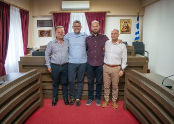 Με Φάνη Στάθη και «ΝΕΑ ΠΟΡΕΙΑ»  Χρ. Κουτρομάνος– Χρ. Πολυμερόπουλος – Ηλ. Τρυφέρης