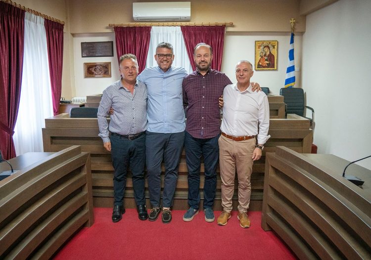 Με Φάνη Στάθη και «ΝΕΑ ΠΟΡΕΙΑ»  Χρ. Κουτρομάνος– Χρ. Πολυμερόπουλος – Ηλ. Τρυφέρης