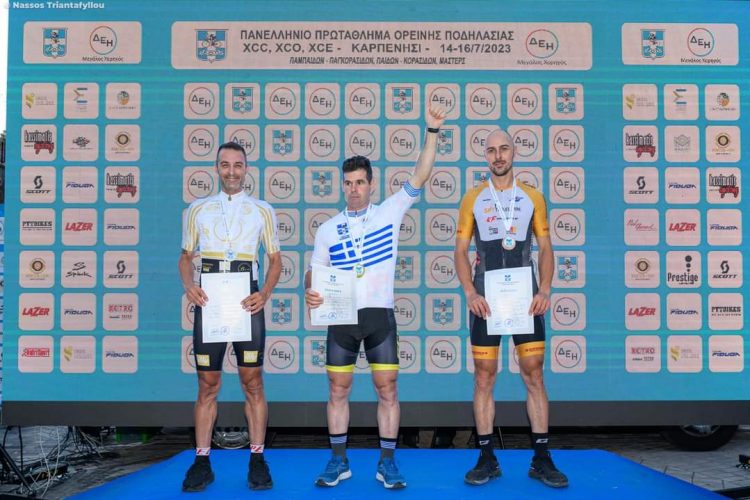 «Ασημμένιος» στο  Πανελλήνιο Πρωτάθλημα ΜΤΒ Αθλητής του Ποδηλατικού Ομίλου Καρδίτσας