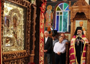 Στην Φοινικούντα ο Θεσσαλιώτιδος Τιμόθεος  για την Παναγία Τριχερούσα