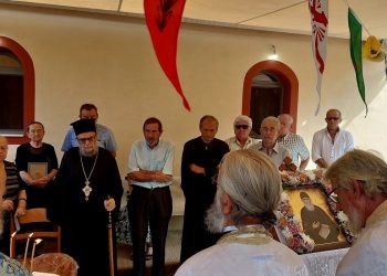 Πανδήμως εόρτασαν τον Άγιο Παΐσιο στο Μελάνυδρο Μαράθου Αχελώου