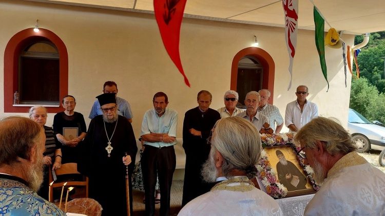 Πανδήμως εόρτασαν τον Άγιο Παΐσιο στο Μελάνυδρο Μαράθου Αχελώου