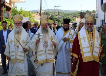 Ο Θεσσαλιώτιδος Τιμόθεος στον λαμπρό εορτασμό της Παναγίας Τριχερούσας στην Φοινικούντα