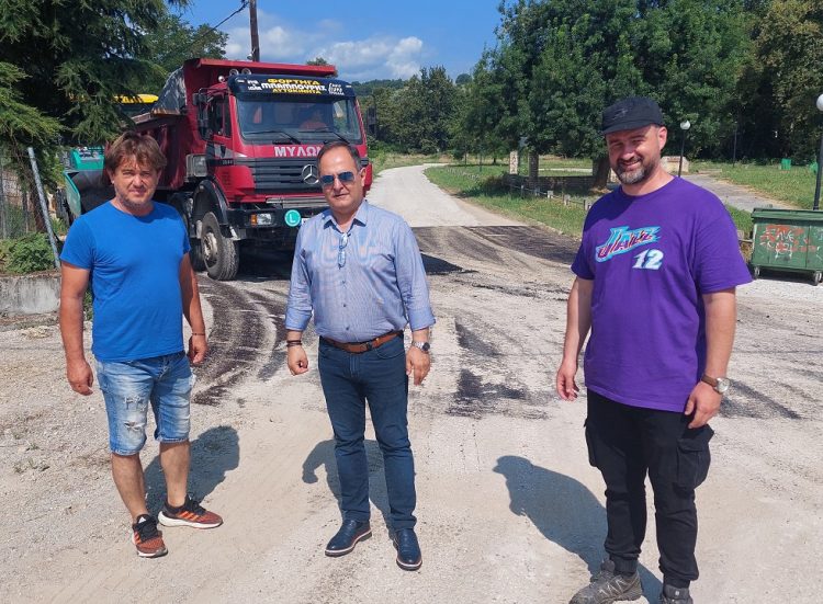 Ασφαλτοστρώσεις από την ΣΑΤΑ στην Τ.Κ. Ρούσσου