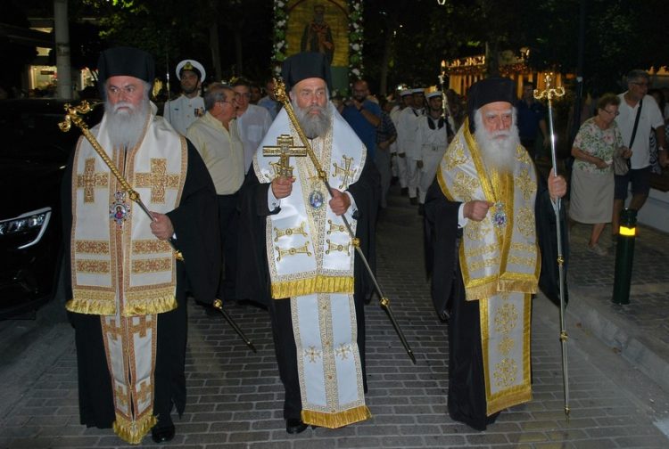 O Θεσσαλιώτιδος Τιμόθεος στον εορτασμό του Πολιούχου του Παλαιού Φαλήρου Αγίου Αλεξάνδρου