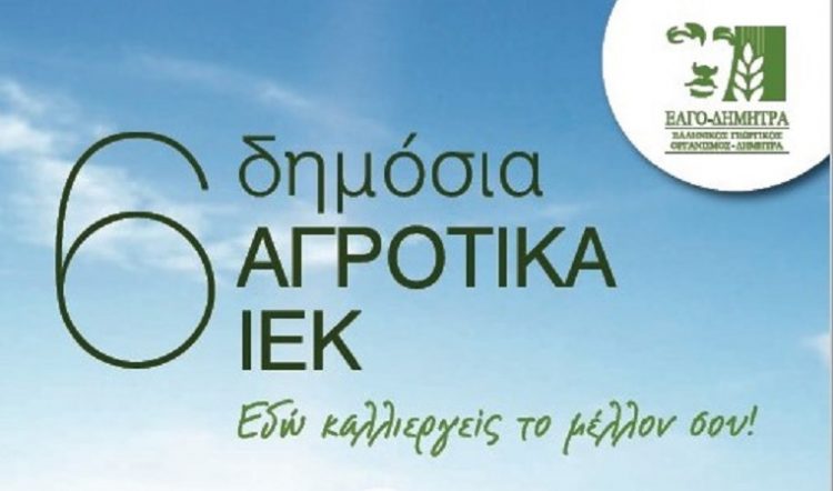 Ξεκινούν στις 21 Αυγούστου οι αιτήσεις για τα ΔΙΕΚ του ΕΛΓΟ-ΔΗΜΗΤΡΑ