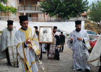 Η Λοξάδα υποδέχεται από τα Μετέωρα την Εικόνα της Παναγίας Γλυκοφιλούσης – Ελεούσης