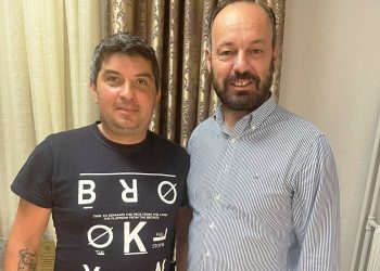 O πρόεδρος της Τ.Κ. Αμυγδαλής  Βασίλης Καρκανιάς υποψήφιος με «ΝΕΑ ΠΟΡΕΙΑ» και Φάνη Στάθη