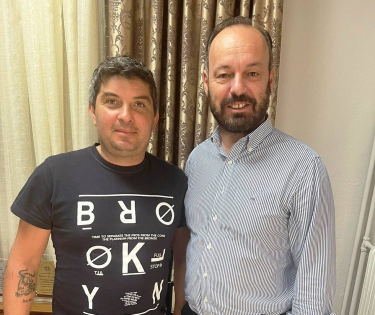 O πρόεδρος της Τ.Κ. Αμυγδαλής Βασίλης Καρκανιάς υποψήφιος με «ΝΕΑ ΠΟΡΕΙΑ» και Φάνη Στάθη