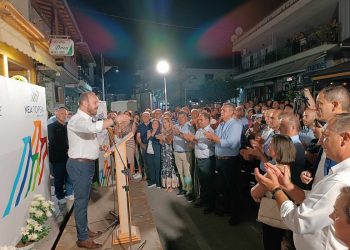 Πλήθος κόσμου στα εγκαίνια του Εκλογικού Κέντρου και στην παρουσίαση του Συνδυασμού «Νέα Πορεία»