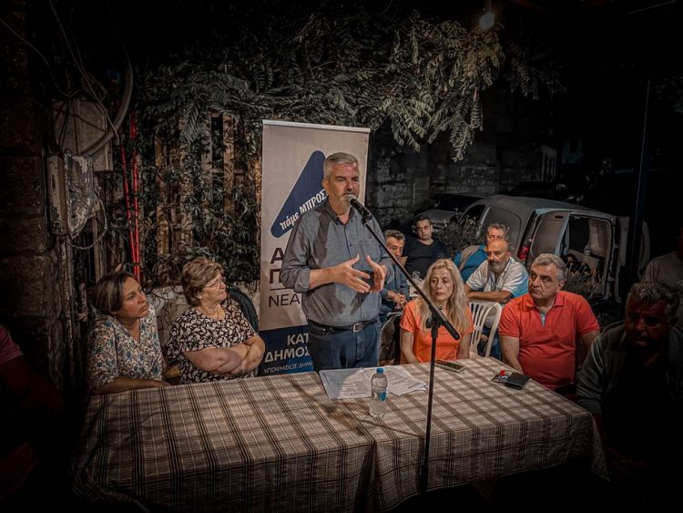 Δυναμικά συνεχίζει τις περιοδείες του ο Κατσής