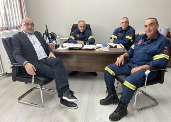 Με τον Διοικητή της Πυροσβεστικής Υπηρεσίας  Καρδίτσας συναντήθηκε ο  Τέλης Σπάνιας