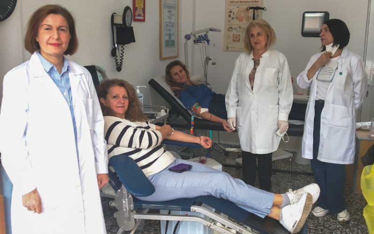 Με μεγάλη επιτυχία πραγματοποιήθηκε η εθελοντική αιμοδοσία του Πολιτιστικού Συλλόγου Μαυρομματίου «Ο ΚΑΡΑΪΣΚΑΚΗΣ»