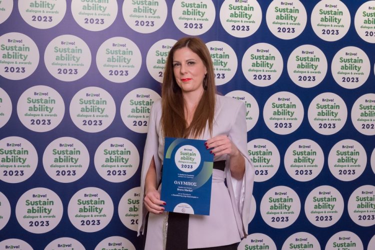 Κορυφαία διάκριση της ΟΛΥΜΠΟΣ στα  Bravo Sustainability Dialogue & Awards 2023