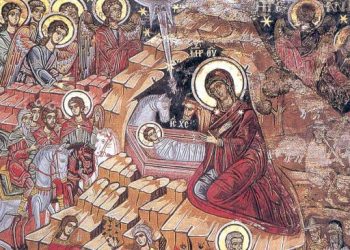 Αγρυπνία για την εορτή των Χριστουγέννων στο Μετόχι του  Αγίου Σεραφείμ