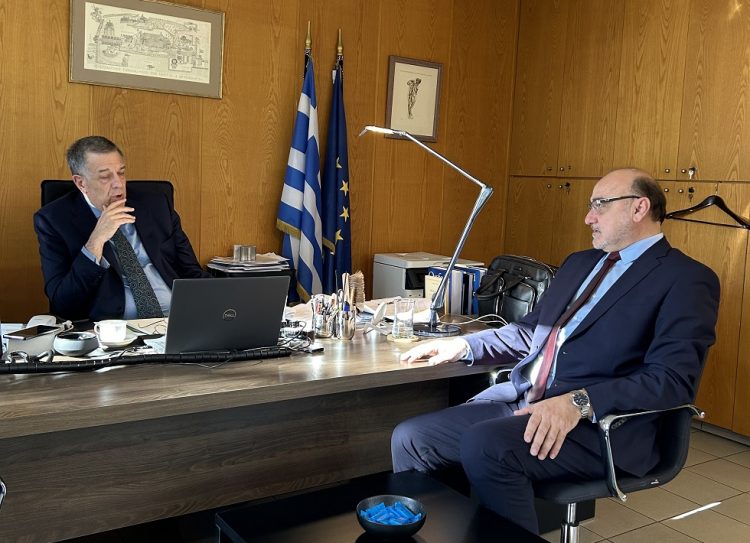 Τον υφυπουργό Υποδομών και Μεταφορών συνάντησε Σπάνιας