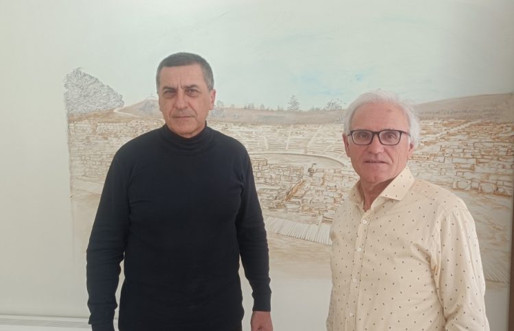 Συνάντηση Κουρέτα με τον πρόεδρο του Ελληνικού Κέντρου Επιστημών και Τεχνών