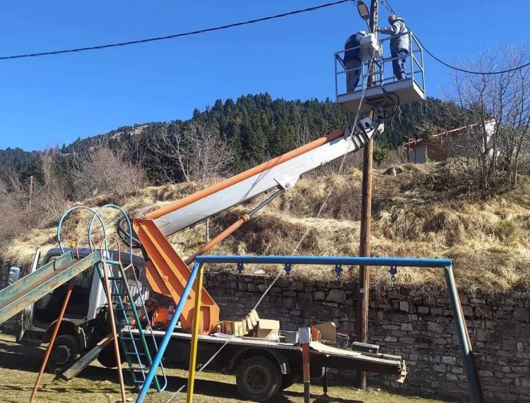 Ολοκληρώθηκε το έργο επέκτασης ηλεκτροφωτισμού στη Δ.Ε Νευρόπολης Αγράφων