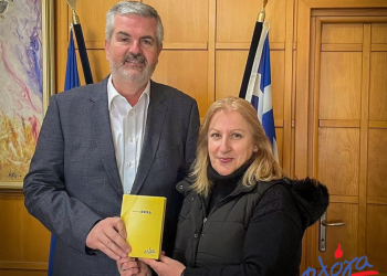 Συνάντηση Κατσή με την εκπρόσωπο της «Φλόγας» επ΄ αφορμή την σημερινή Παγκόσμια Ημέρα κατά του παιδικού καρκίνου