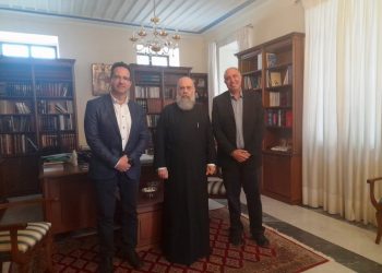 Επίσκεψη συνεργασίας του Προέδρου του Ιατρικού Συλλόγου Καρδίτσας στον Μητροπολίτη