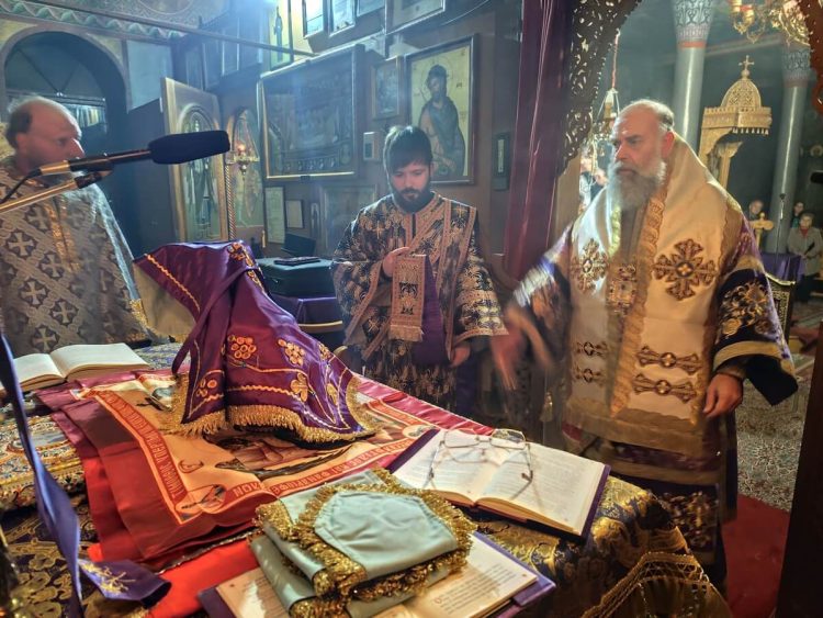 Ακολουθία των Προηγιασμένων Τιμίων Δώρων στον Ι. Ν. Αγίου Γεωργίου Ανάβρας