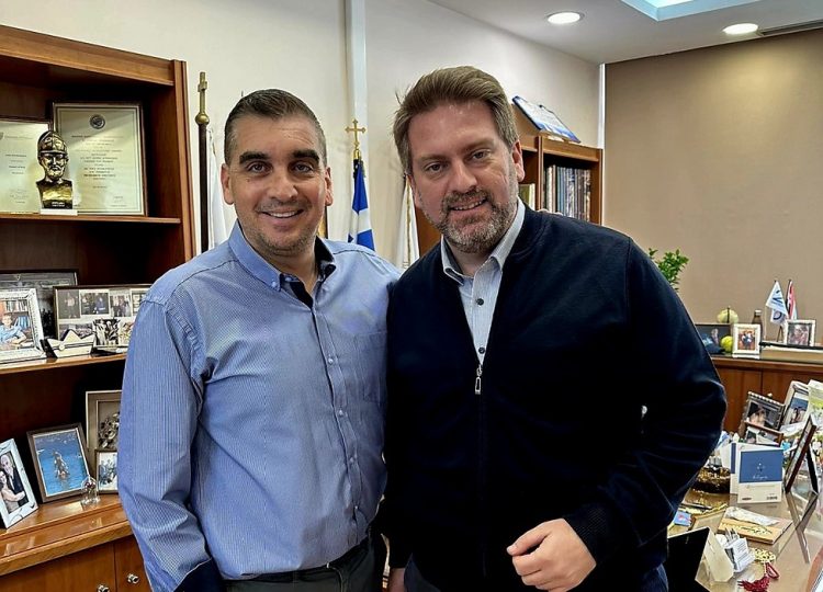 Συνάντηση Δημάρχου Αργιθέας με τον Δήμαρχο Ελληνικού – Αργυρούπολης & Πρόεδρο του ΣΠΑΥ Γιάννη Κωνσταντάτο