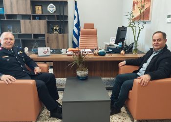 Επίσκεψη του Αστυνομικού Διευθυντή Καρδίτσας στον Δήμαρχο Καρδίτσας