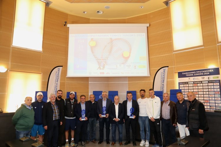 Πανελλήνιο Πρωτάθλημα Τένις  juniors  στη Λάρισα  – 23 Απριλίου  έως 2 Μαΐου 2024