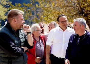 Ο Ευρωβουλευτής Πέτρος Κόκκαλης στο ιστορικό Πετρίλο Αργιθέας