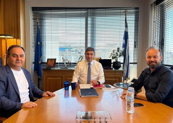 Συνάντηση εργασίας Αυγενάκη με Τσιάκο και Στάθη