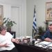 Συνάντηση  Τέλιου με την υποψήφια Ευρωβουλευτή του ΠΑΣΟΚ  Σούλα Βακουφτσή