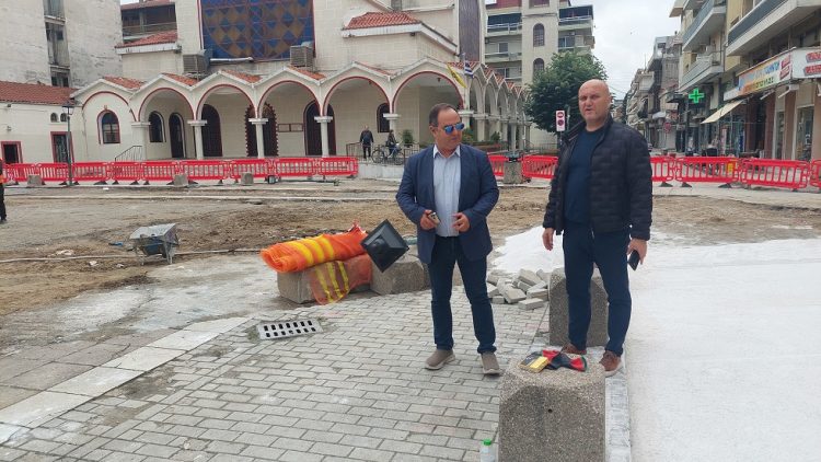 Με γρήγορους ρυθμούς οι εργασίες στο χώρο της Δημοτικής Αγοράς