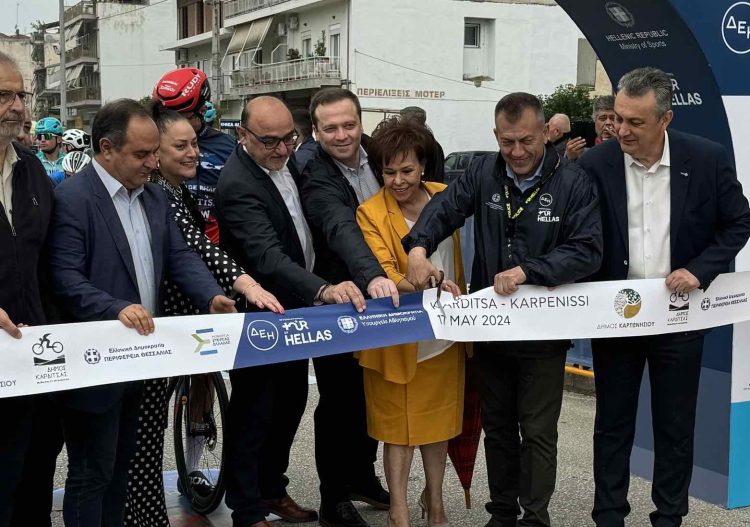 Παρουσία του Αν. Υπουργού Βρούτση η εκκίνηση του 3ου ΕΤΑΠ του διεθνούς ποδηλατικού γύρου