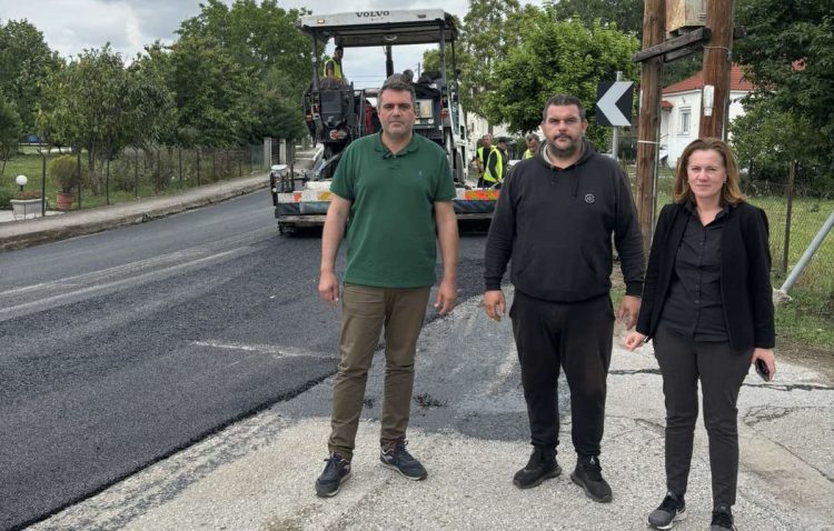 Mε γοργούς ρυθμούς προχωράει το έργο αναβάθμισης του οδικού δικτύου του νομού Καρδίτσας