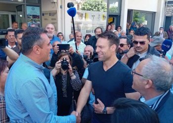 Συνάντηση Τέλιου με Κασσελάκη στην Καρδίτσα