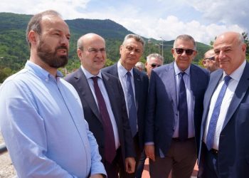 Στο Μουζάκι ο Υπουργός Οικονομικών Κωστής Χατζηδάκης.