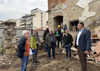 Συνεχίζονται οι εργασίες  αποκατάστασης του διατηρητέου κτιριακού συγκροτήματος της «Παλιάς ηλεκτρικής» Καρδίτσας και μετατροπής του σε πνευματικό κέντρο, ανάκτησης και ανάπλασης του περιβάλλοντα χώρου