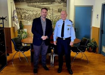 Συνάντηση Δημάρχου Αργιθέας με τον Γενικό Αστυνομικό Διευθυντή Περιφέρειας Θεσσαλίας