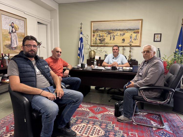 Συνάντηση του Αντιπεριφερειάρχη Καρδίτσας με τον Σύλλογο Αμβυκούχων Οινοπαραγωγών Ν. Καρδίτσας