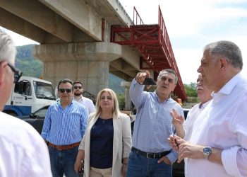 Ικανοποίηση για την πρόοδο των εργασιών στο βόρειο τμήμα του Ε65