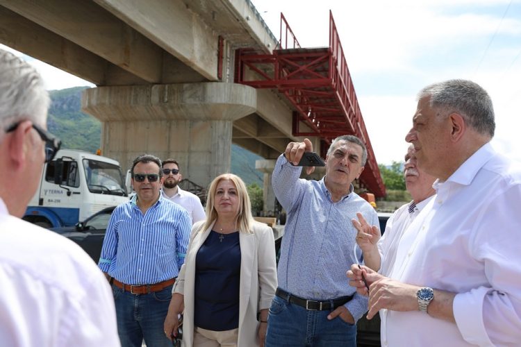Ικανοποίηση για την πρόοδο των εργασιών στο βόρειο τμήμα του Ε65