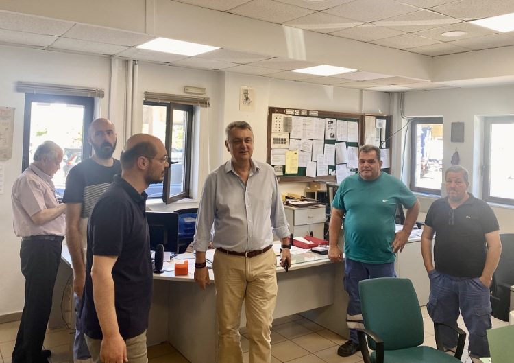 Σύσκεψη στη ΔΕΗ με το Βουλευτή κ. Κωτσό για τα προβλήματα του δικτύου και τις ανάγκες ενίσχυσης