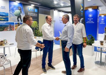 Διαδοχικές επαφές του Περιφερειάρχη Θεσσαλίας Δημήτρη Κουρέτα  στη Διεθνή Έκθεση Θεσσαλονίκης